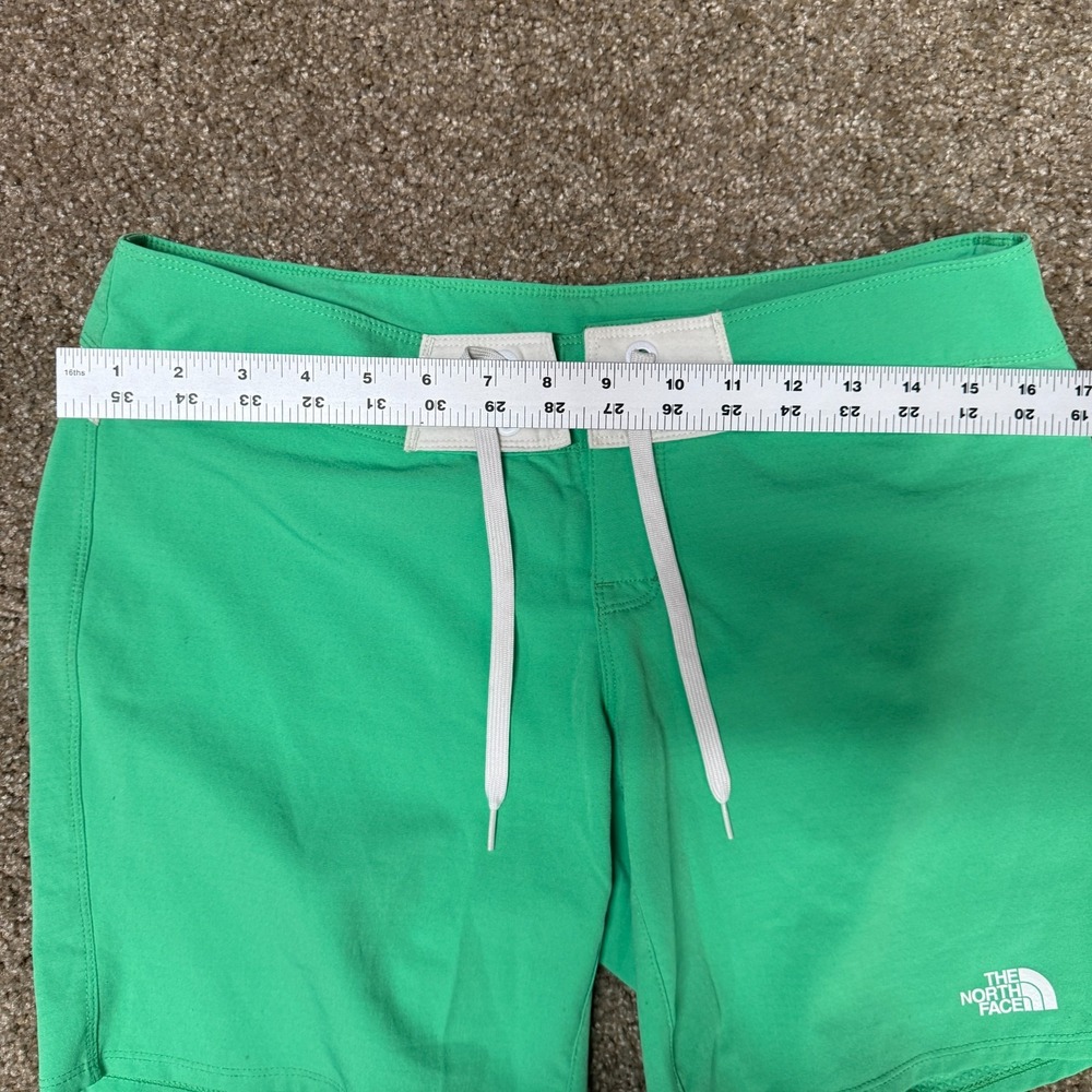 The North Face Board Shorts Women’s 4 Green Stretch Lace-Up Surfing Beach Hiking - Picture 12 of 15